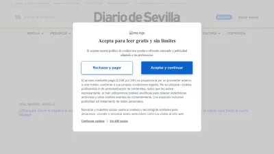 Screenshot of Diariodesevilla.es