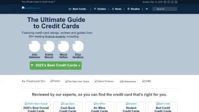 Screenshot of Cardrates.com