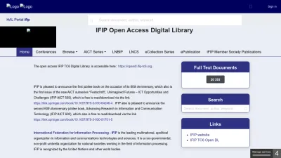 Screenshot of Dl.ifip.org