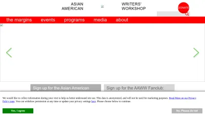 Screenshot of Aaww.org