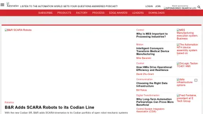 Screenshot of Automationworld.com