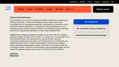 Screenshot of Bvdw.org