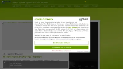 Screenshot of Ffh.de