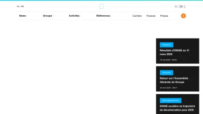 Screenshot of Engie.com