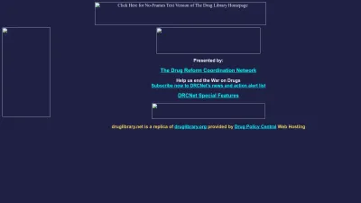 Screenshot of Druglibrary.net