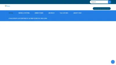Screenshot of Fiji.gov.fj