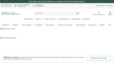 Screenshot of Tokstok.com.br