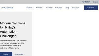 Screenshot of Pattiengineering.com