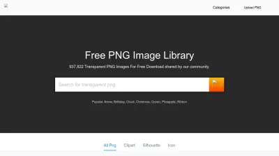 Screenshot of Nicepng.com