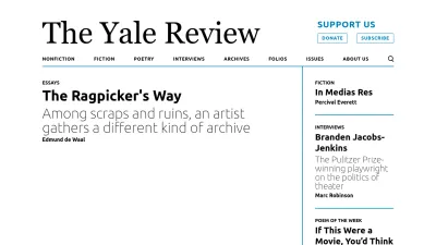 Screenshot of Yalereview.org