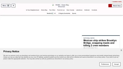 Screenshot of Nbc26.com