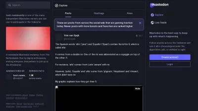 Screenshot of Toot.community