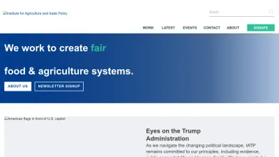 Screenshot of Iatp.org