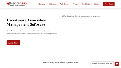 Screenshot of Memberleap.com