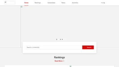 Screenshot of Shanghairanking.com