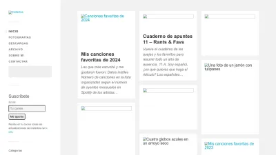 Screenshot of Instantes.net