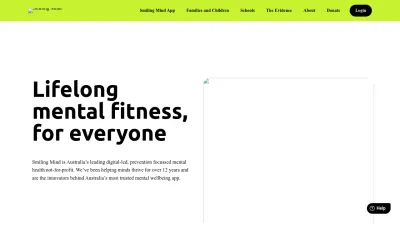 Screenshot of Smilingmind.com.au