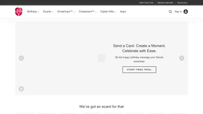Screenshot preview of americangreetings.com