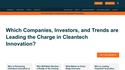 Screenshot of Cleantech.com