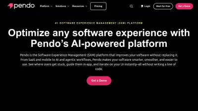 Screenshot of Pendo.io
