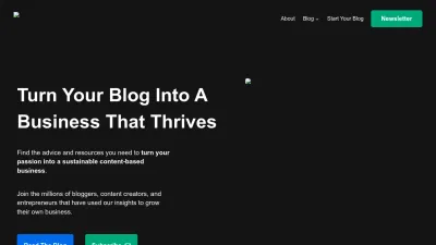 Screenshot of Bloggingwizard.com