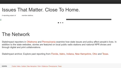 Screenshot of Stateimpact.npr.org