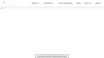 Screenshot of Freemuse.org