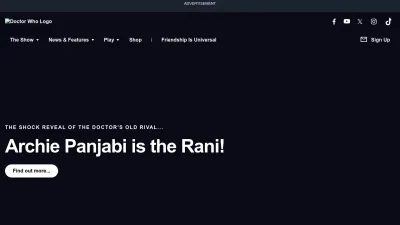 Screenshot of Doctorwho.tv