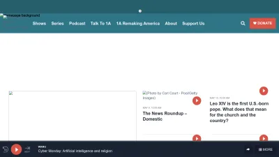 Screenshot of The1a.org