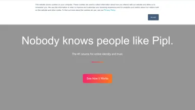Screenshot of Pipl.com