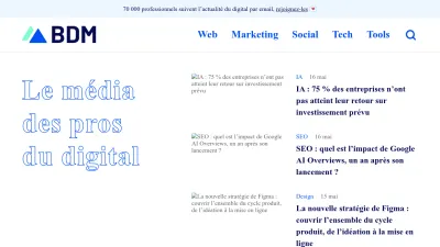 Screenshot of Blogdumoderateur.com