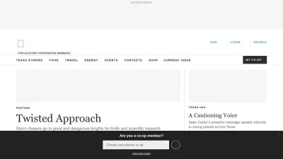 Screenshot of Texascooppower.com