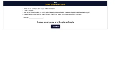 Screenshot preview of uspis.gov