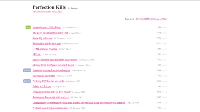 Screenshot of Perfectionkills.com