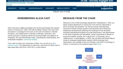 Screenshot of Soc.ucsb.edu