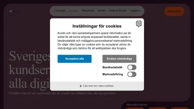 Screenshot of Kundo.se