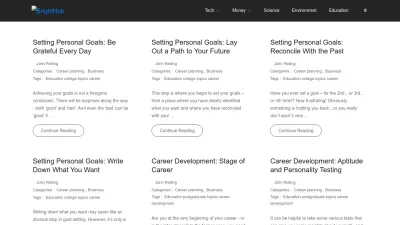 Screenshot of Brighthub.com
