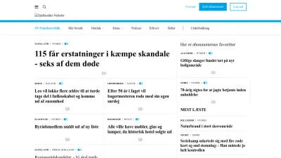 Screenshot of Sn.dk