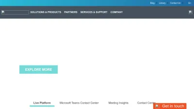 Screenshot of Audiocodes.com