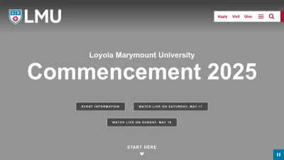 Screenshot of Lmu.edu