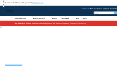 Screenshot of Mbda.gov