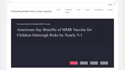 Screenshot preview of annenbergpublicpolicycenter.org