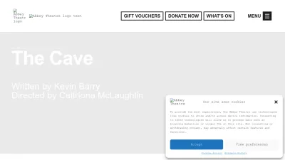 Screenshot of Abbeytheatre.ie