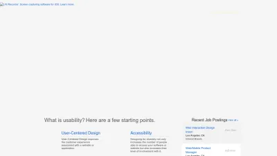 Screenshot of Usabilityfirst.com