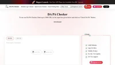 Screenshot of Dapachecker.org