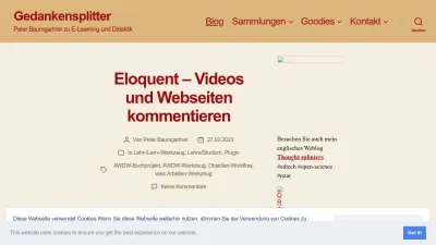 Screenshot of Peter.baumgartner.name