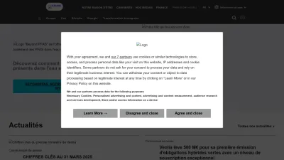 Screenshot of Veolia.com