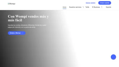Screenshot of Wompi.sv