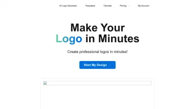 Screenshot of Logomakr.com