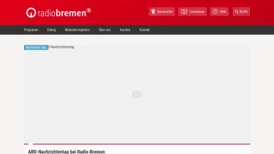 Screenshot of Radiobremen.de